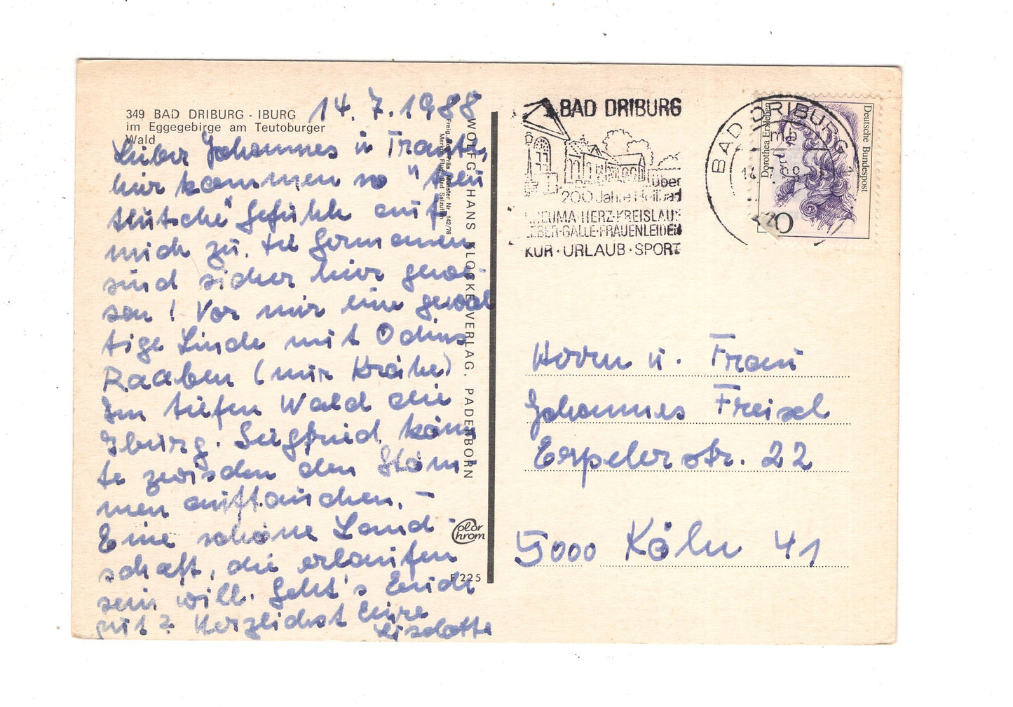 Ansichtskarte Bad Driburg-Iburg am Teutoburger Wald / J1-53