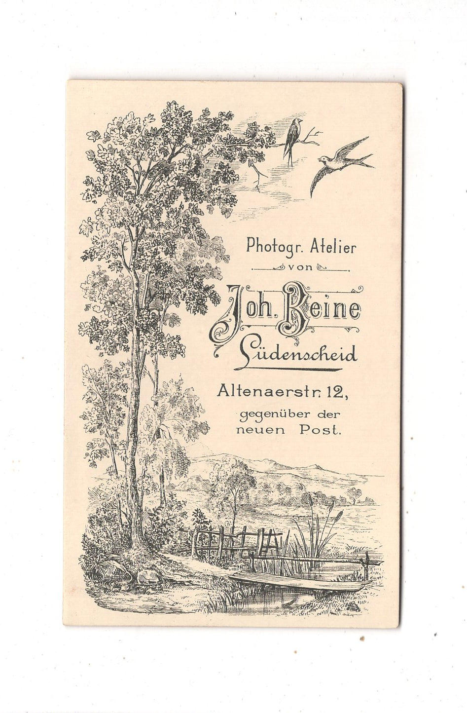 Fotografie Niedliches kleines Kind - Lüdenscheid 1890er