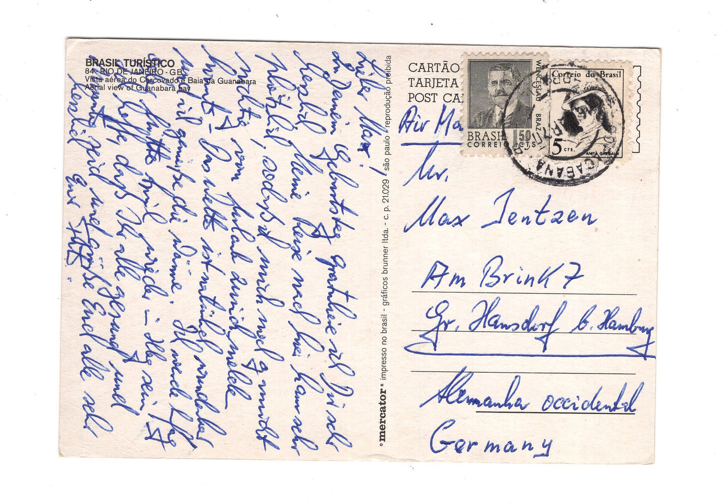 Ansichtskarte Rio de Janeiro / Brasilien