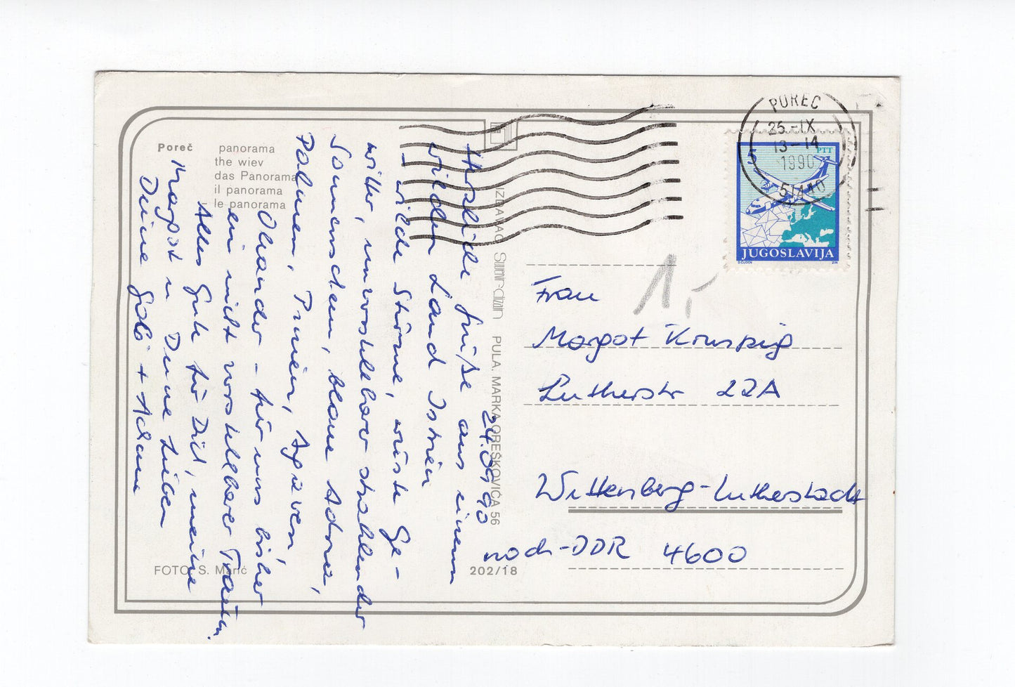 Ansichtskarte Porec / Kroatien