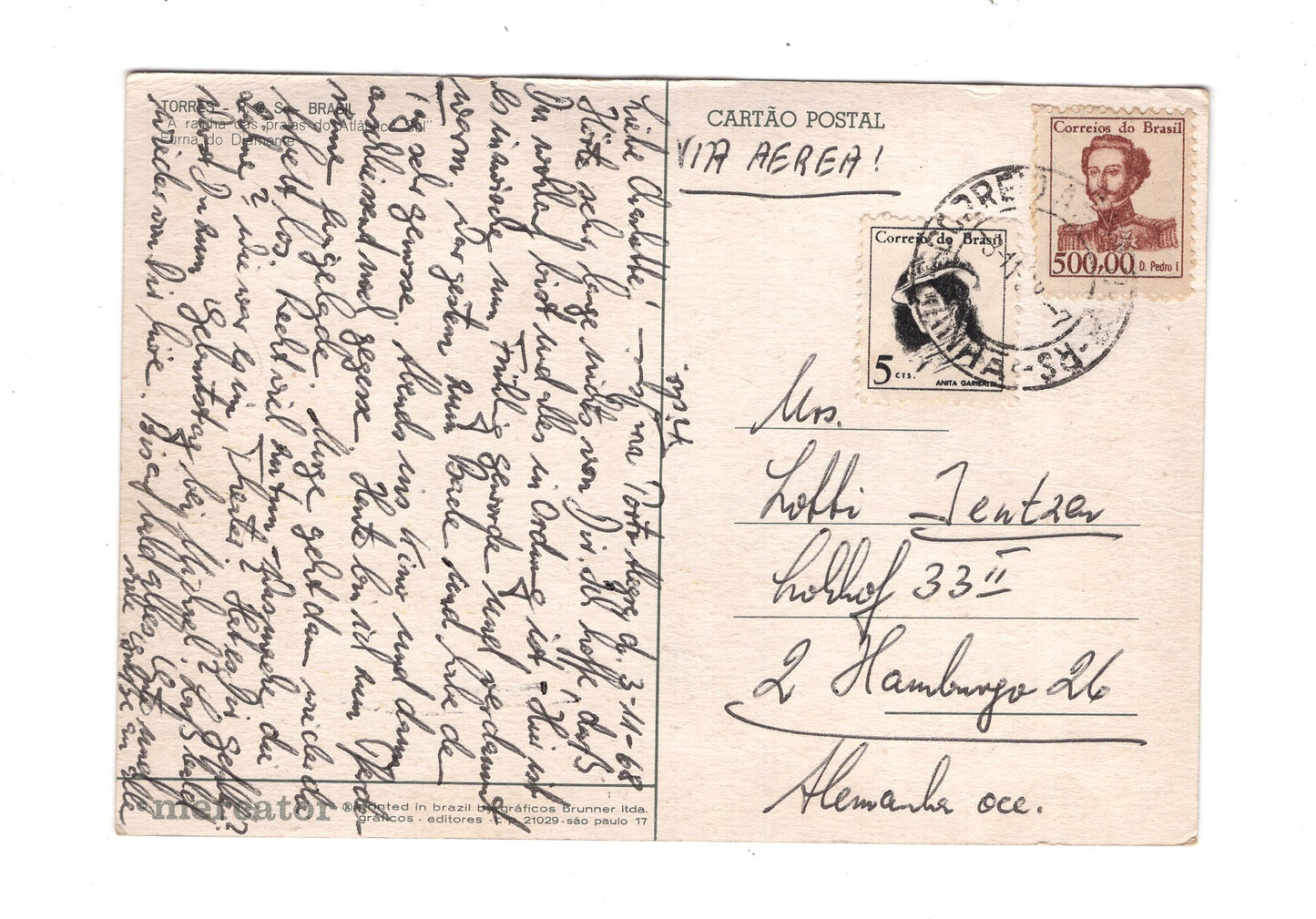 Ansichtskarte Furna do Diamante / Brasilien