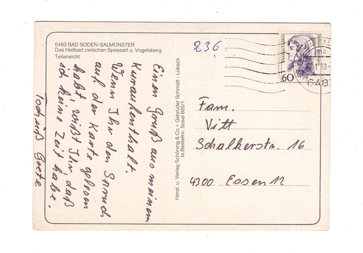 Ansichtskarte Bad Soden-Salmünster