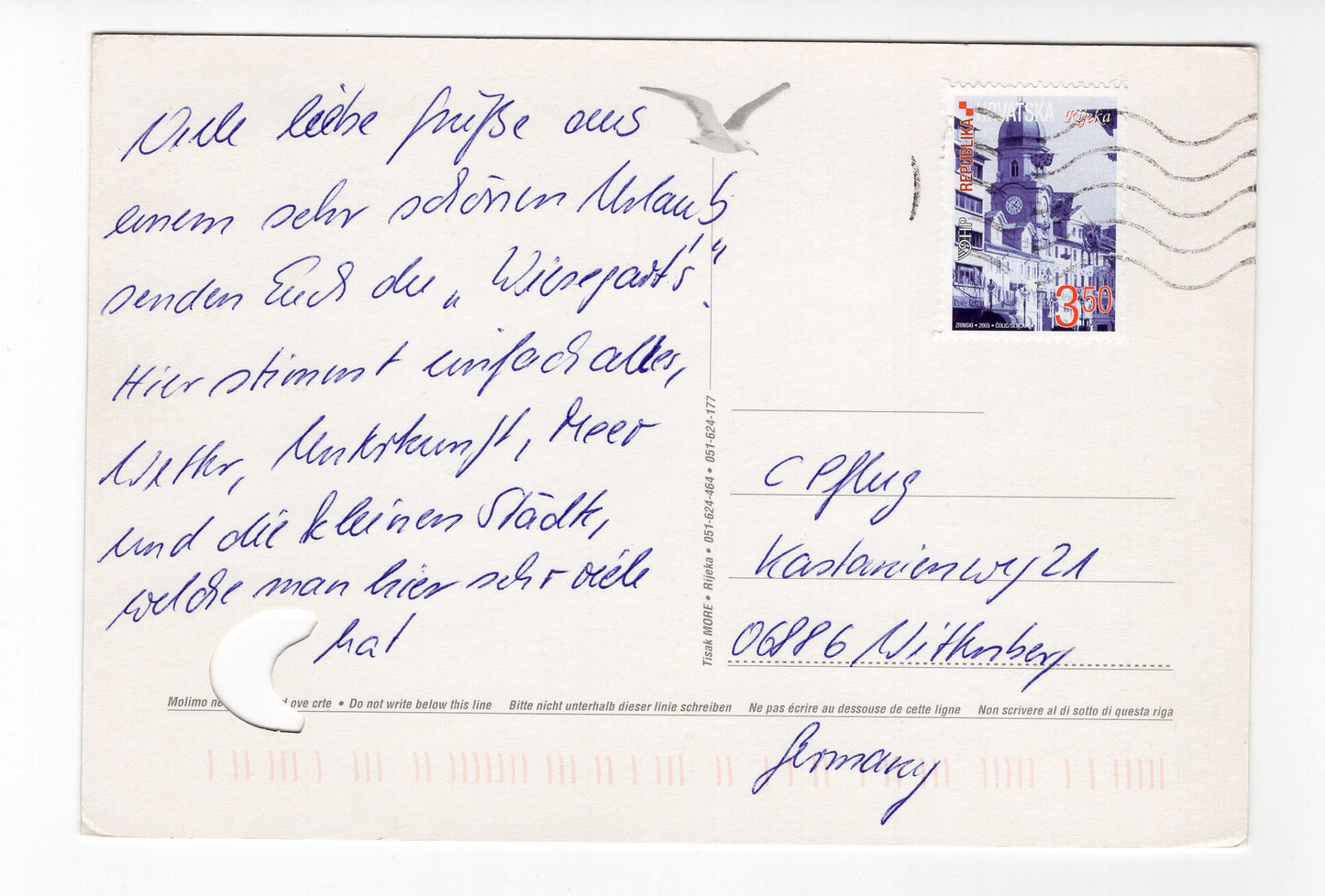 Ansichtskarte Porec / Kroatien