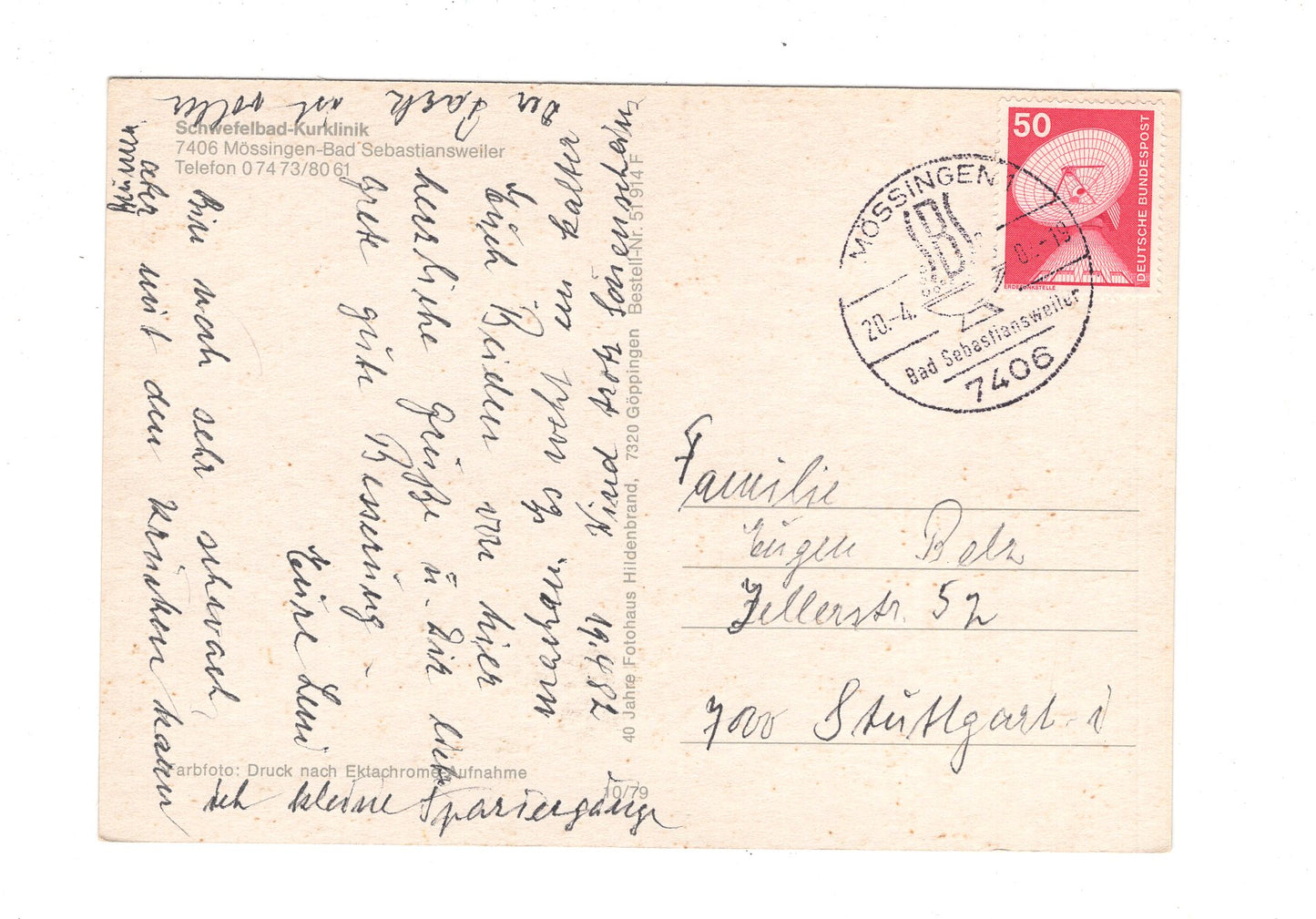 Ansichtskarte Mössingen-Bad Sebastiansweiler / H1-58