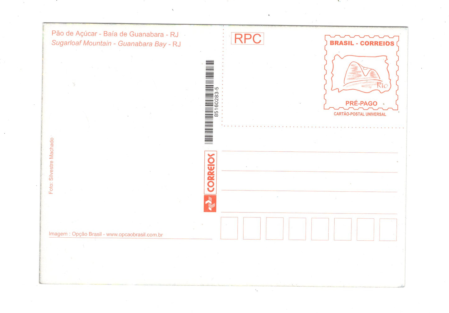 Ansichtskarte Pao de Acucar / Baia de Guanabara / Brasilien