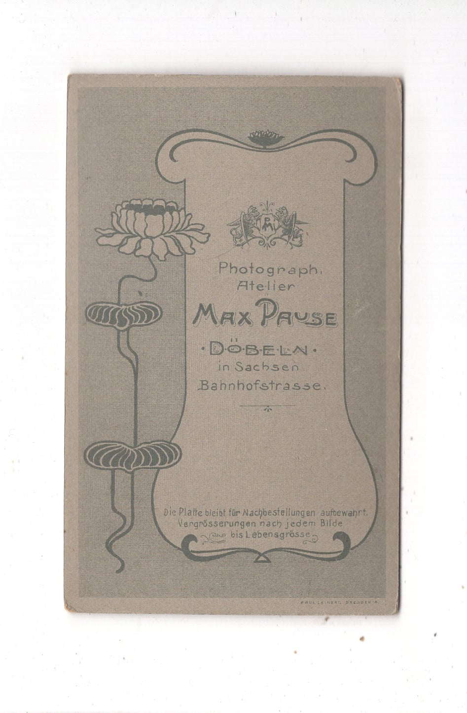 Fotografie Niedliches kleines Kind - Döbeln um 1900