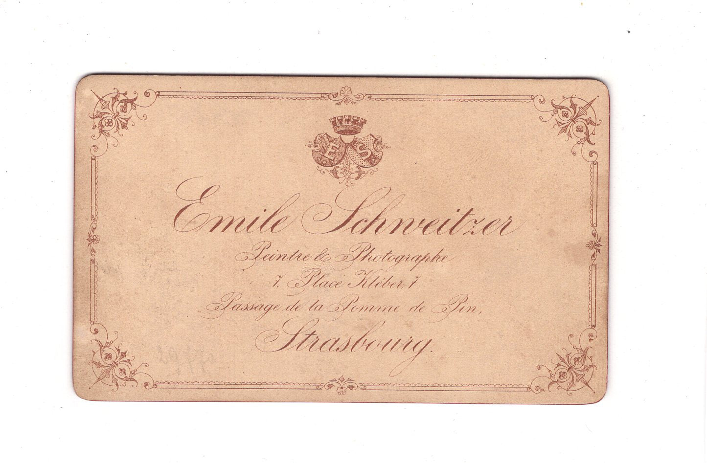 Fotografie Damenportrait - Strasbourg 1880er / CDV C1-07