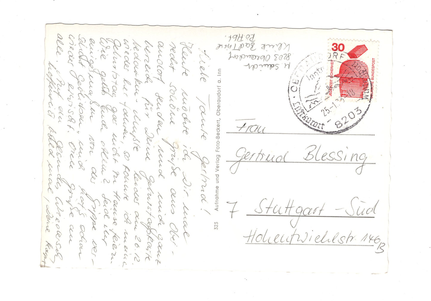 Ansichtskarte Skigebiet Hocheck / Oberaudorf