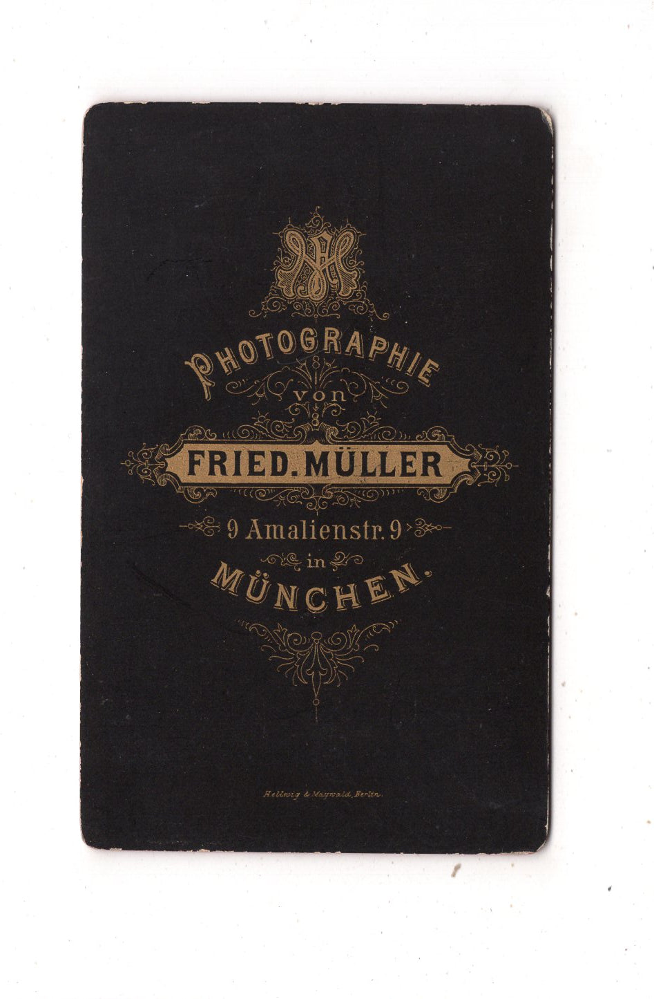 Fotografie Niedliches kleines Kind - München 1880er / CDV M1-30