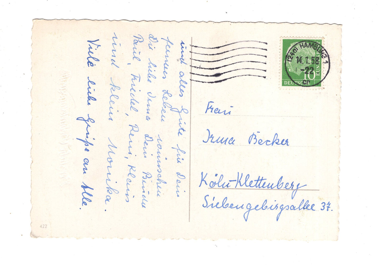 Ansichtskarte Glückwünsche / Glückwunsch zum Geburtstag / L1-60