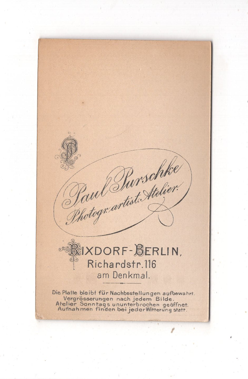 Fotografie Niedliche kleine Kinder - Rixdorf-Berlin 1890er / CDV M1-10
