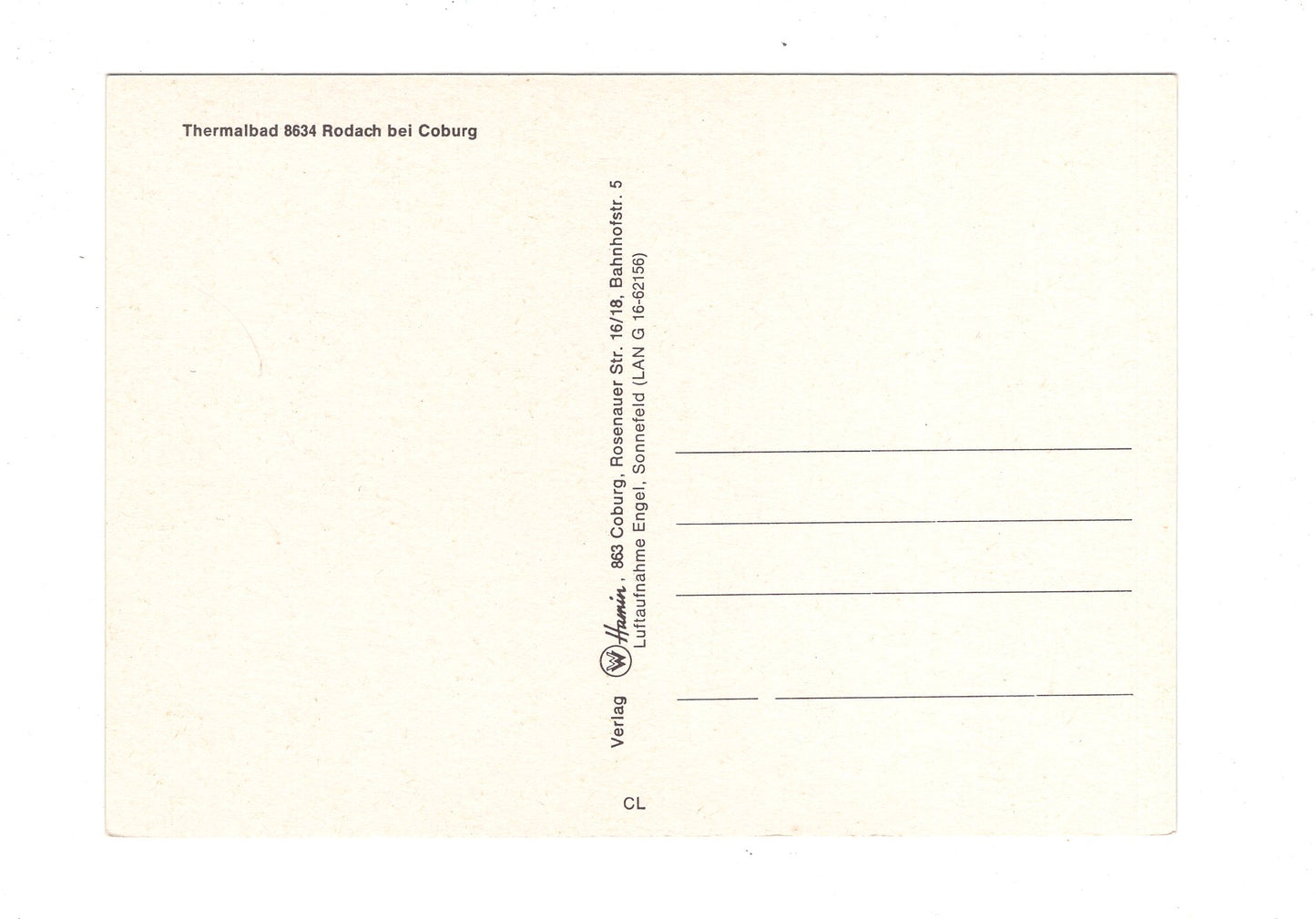 Ansichtskarte Thermalbad Rodach bei Coburg / H1-58