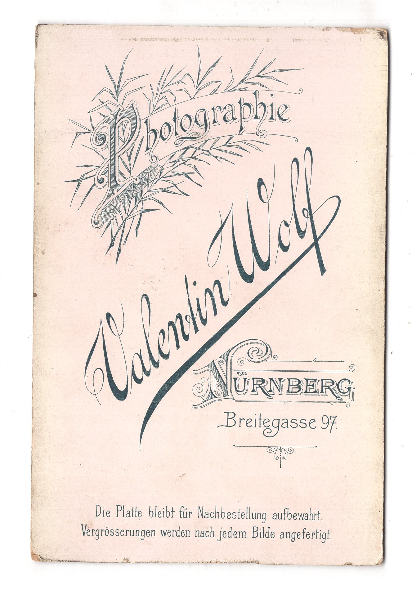 Fotografie Feine Dame - Nürnberg 1880er / CAB W-30