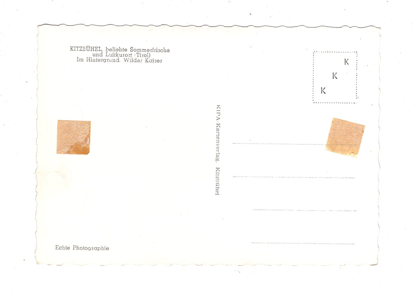 Ansichtskarte Kitzbühel / Tirol / Österreich / N1-68