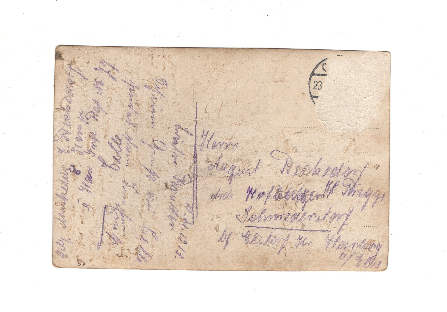 Ansichtskarte Gruppenbild Soldaten - 1913