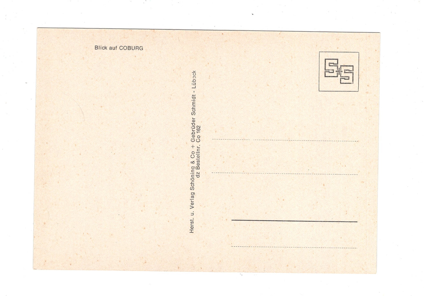 Ansichtskarte Blick auf Coburg / H1-58