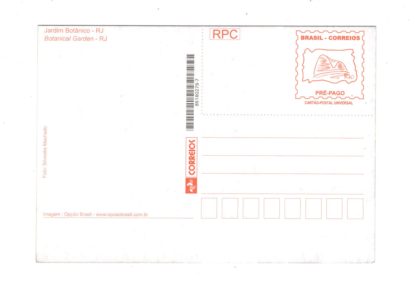 Ansichtskarte Jardim Botanico / Brasilien