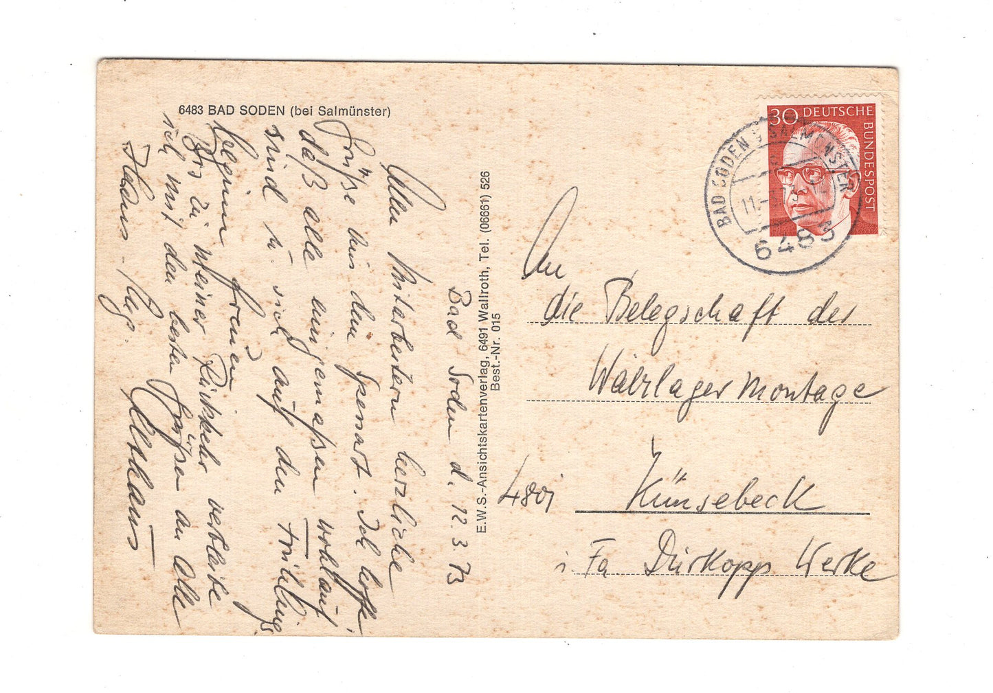 Ansichtskarte Bad Soden-Salmünster / Hessen