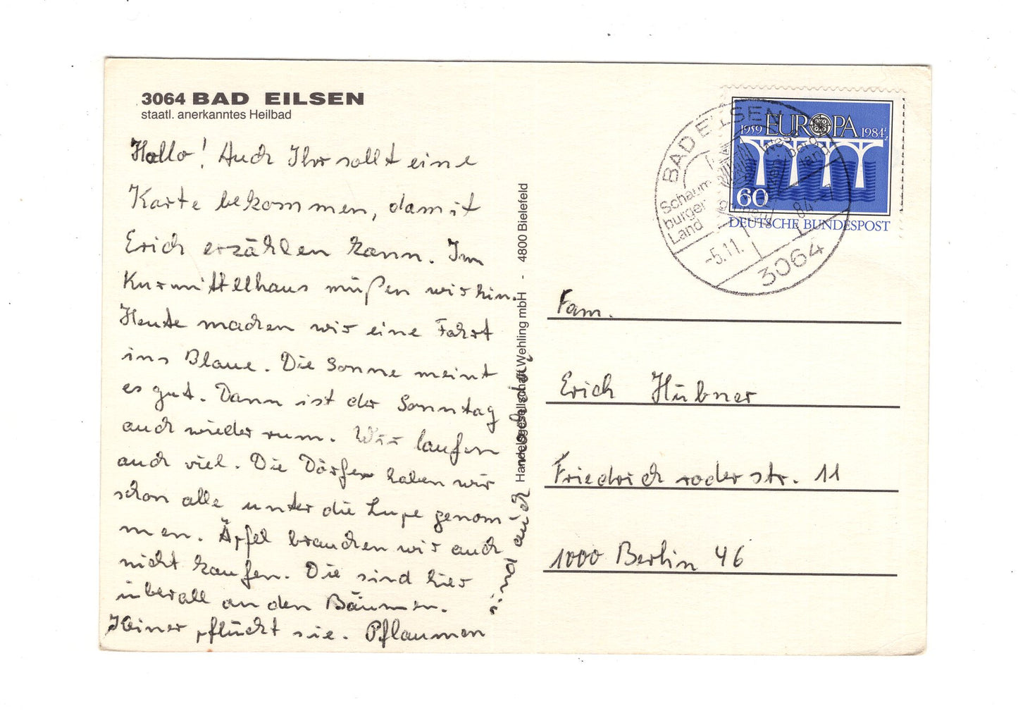Ansichtskarte Bad Eilsen / Kurmittelhaus / DRK-Kurheim +++