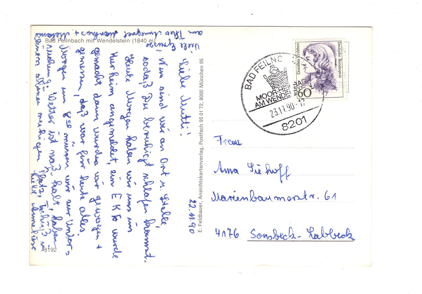 Ansichtskarte Bad Feilnbach mit Wendelstein / I1-57