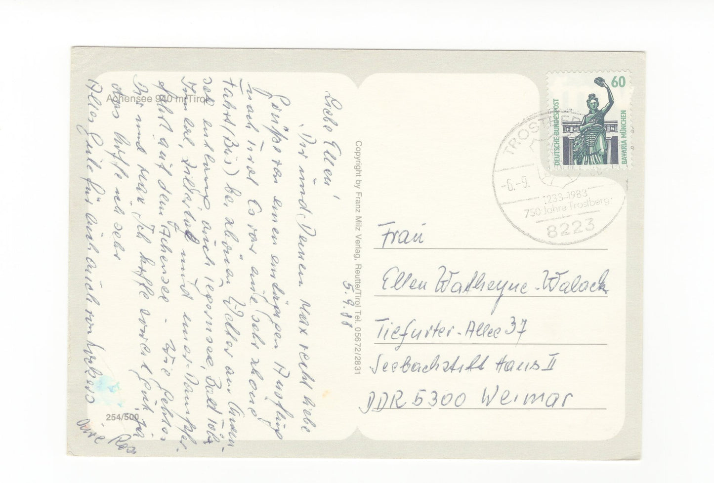 Ansichtskarte Achenseebahn / Achensee Schifffahrt / Tirol / Österreich