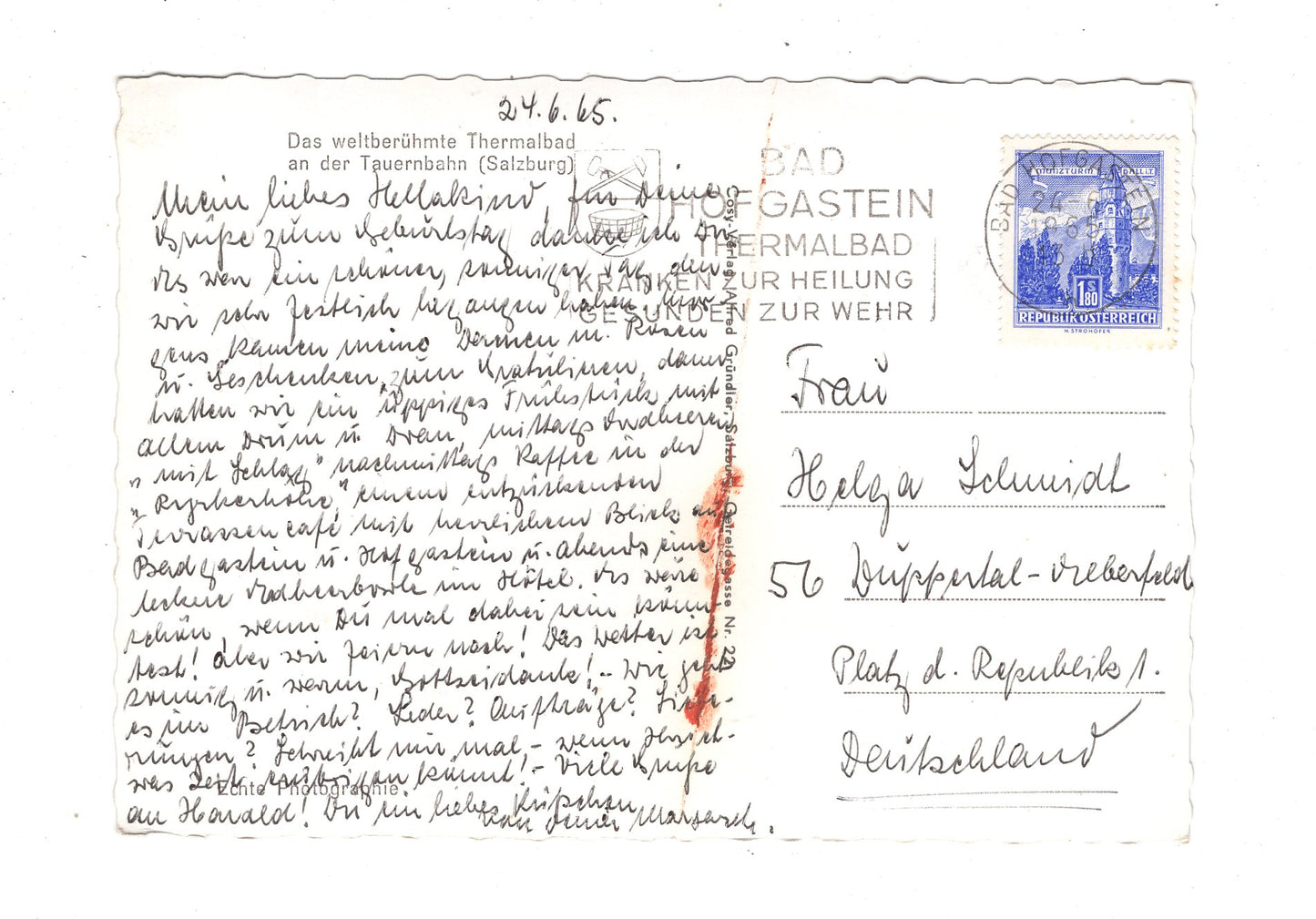 Ansichtskarte Bad Hofgastein / Österreich / N1-68