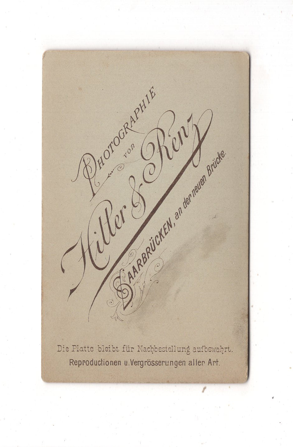 Fotografie Niedliche kleine Kinder - Saarbrücken 1880er / CDV M1-11