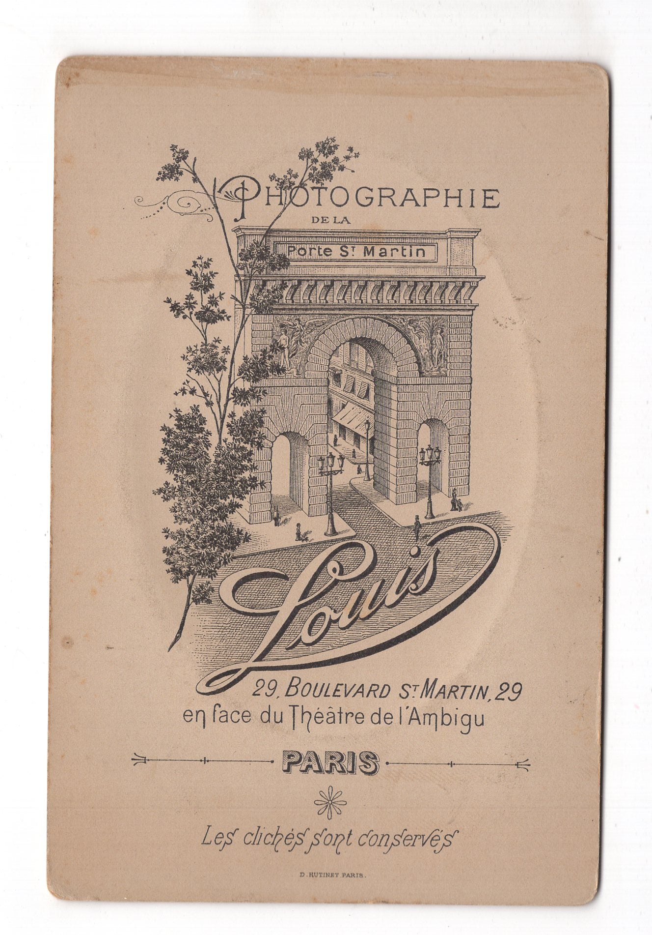 Fotografie Feine Dame - Paris 1880er / CAB W-30