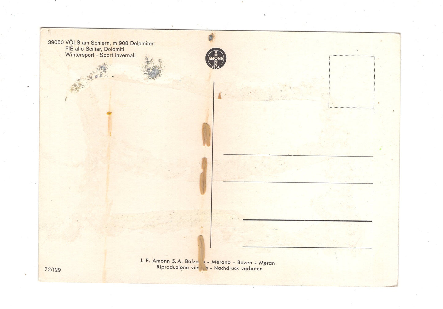 Ansichtskarte Völs am Schlern / Dolomiten / Italien