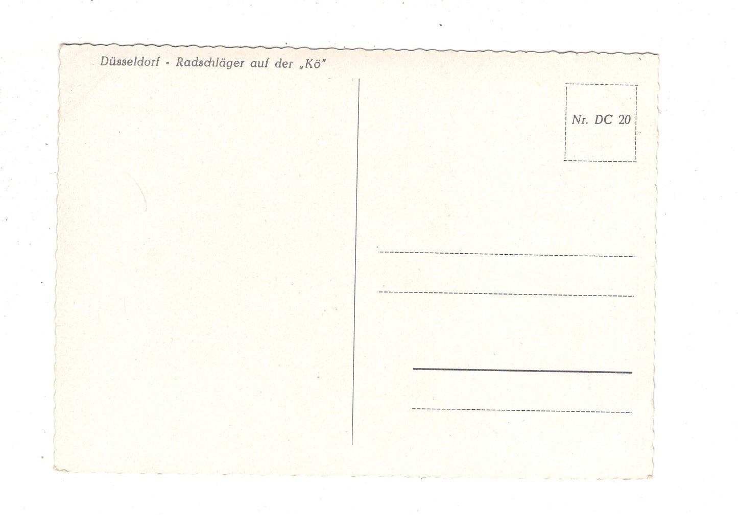 Ansichtskarte Düsseldorf / Radschläger auf der Kö / J1-53