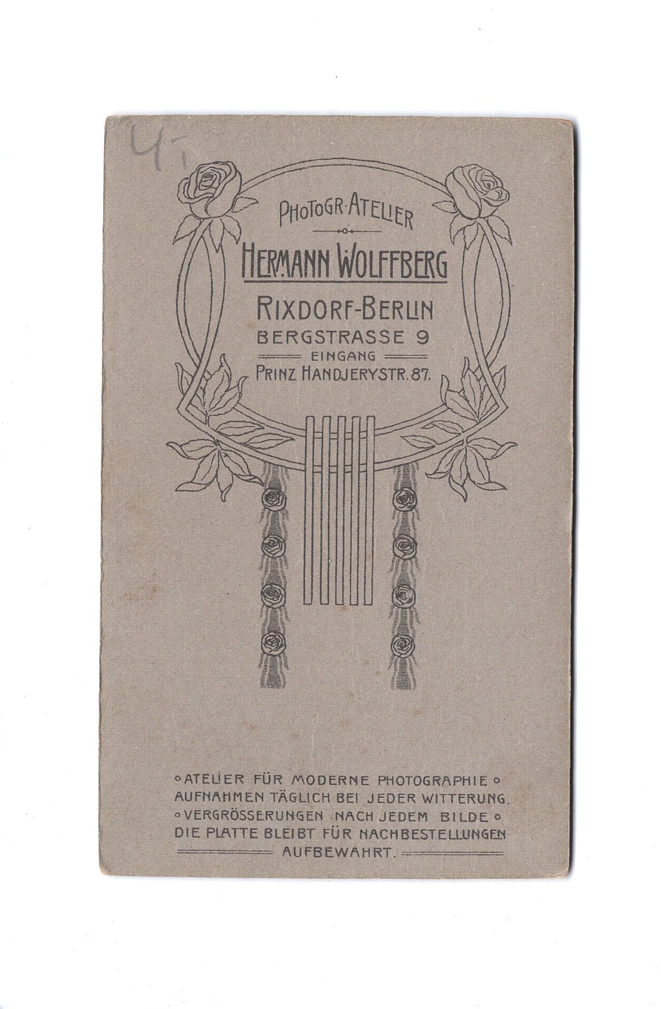 Fotografie Schönes Kinderbild / Baby - Rixdorf-Berlin um 1900