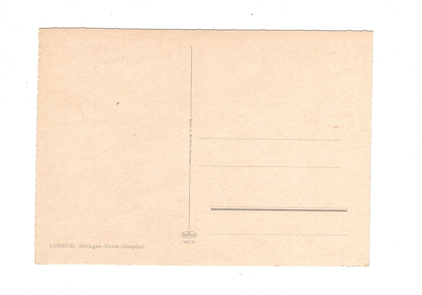 Ansichtskarte Lübeck / Heiligen-Geist-Hospital / I1-57