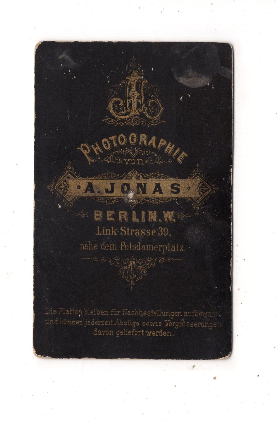 Fotografie Feine Dame - Berlin um 1880