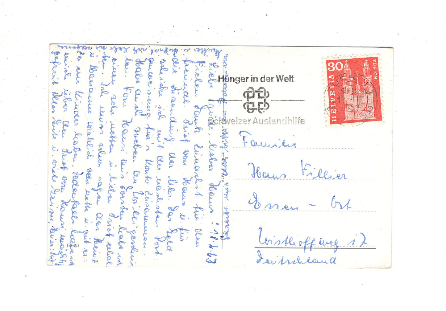 Ansichtskarte Zürich / Schweiz