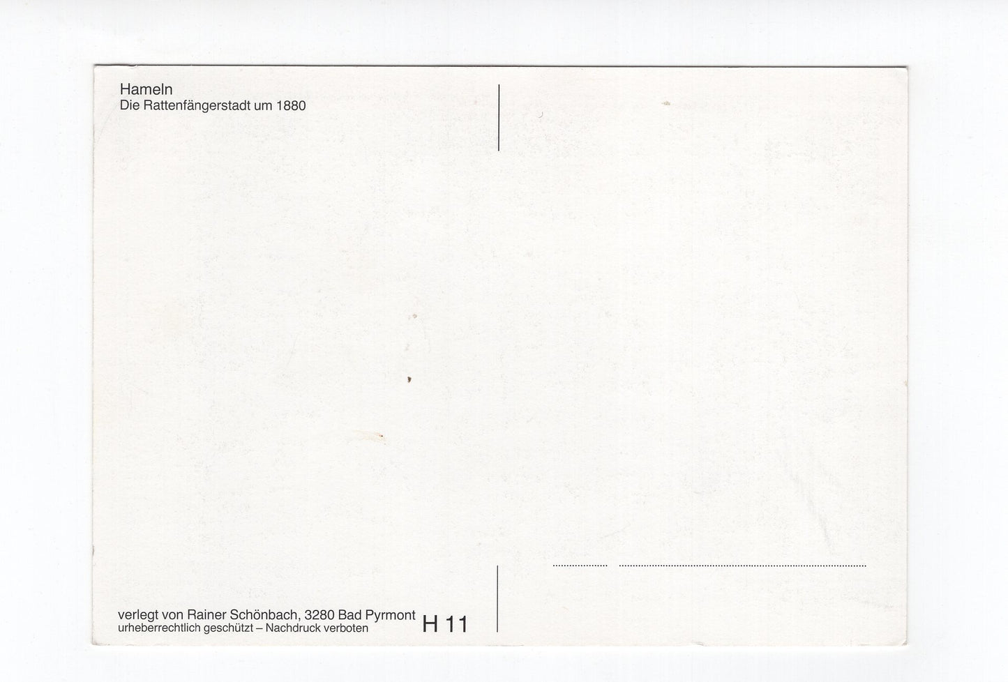 Ansichtskarte / Kunstkarte Hameln - Die Rattenfängerstadt um 1880