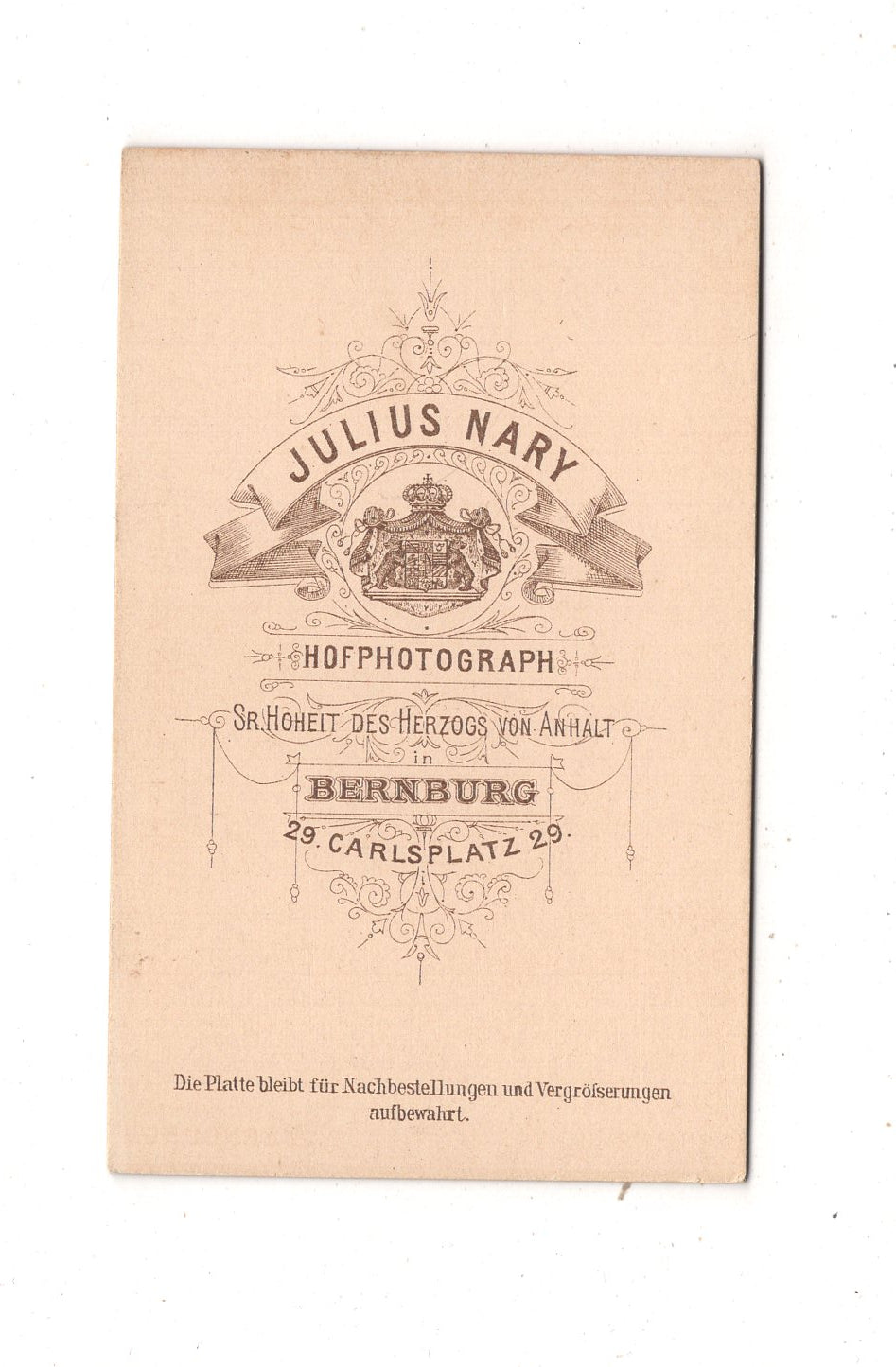 Fotografie Niedliche kleine Kinder - Bernburg 1880er / CDV M1-11