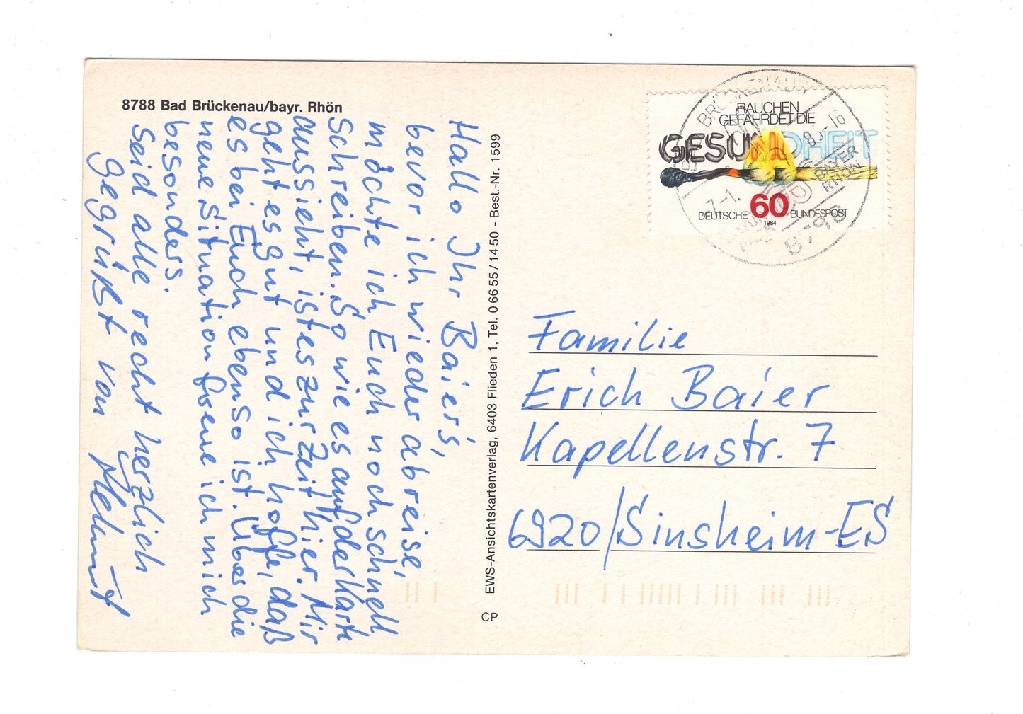 Ansichtskarte Winter in Bad Brückenau / I1-57