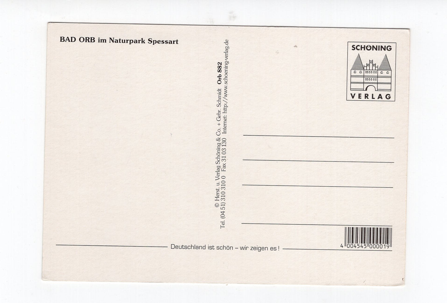 Ansichtskarte Bad Orb im Spessart / Hotel Steigenberger +++