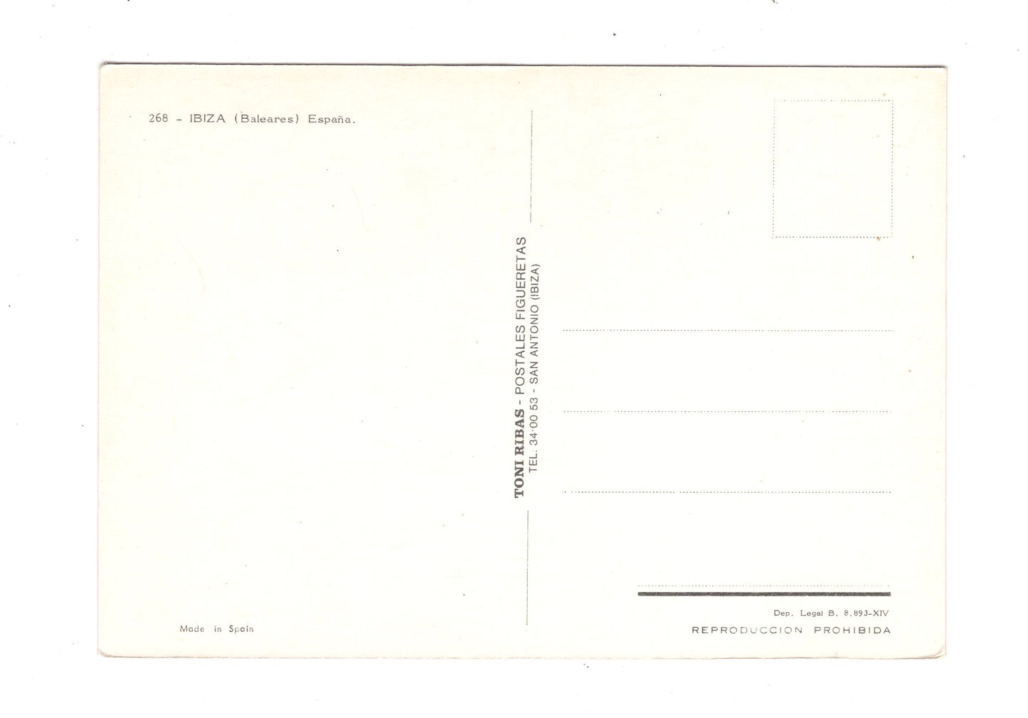 Ansichtskarte Ibiza / Spanien