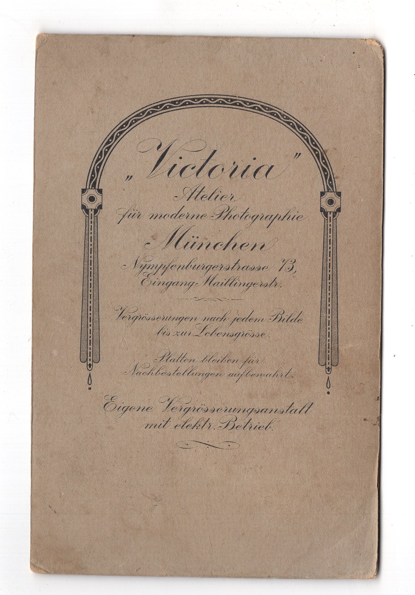 Fotografie Feines junges Mädchen - München 1910er / CAB U-28