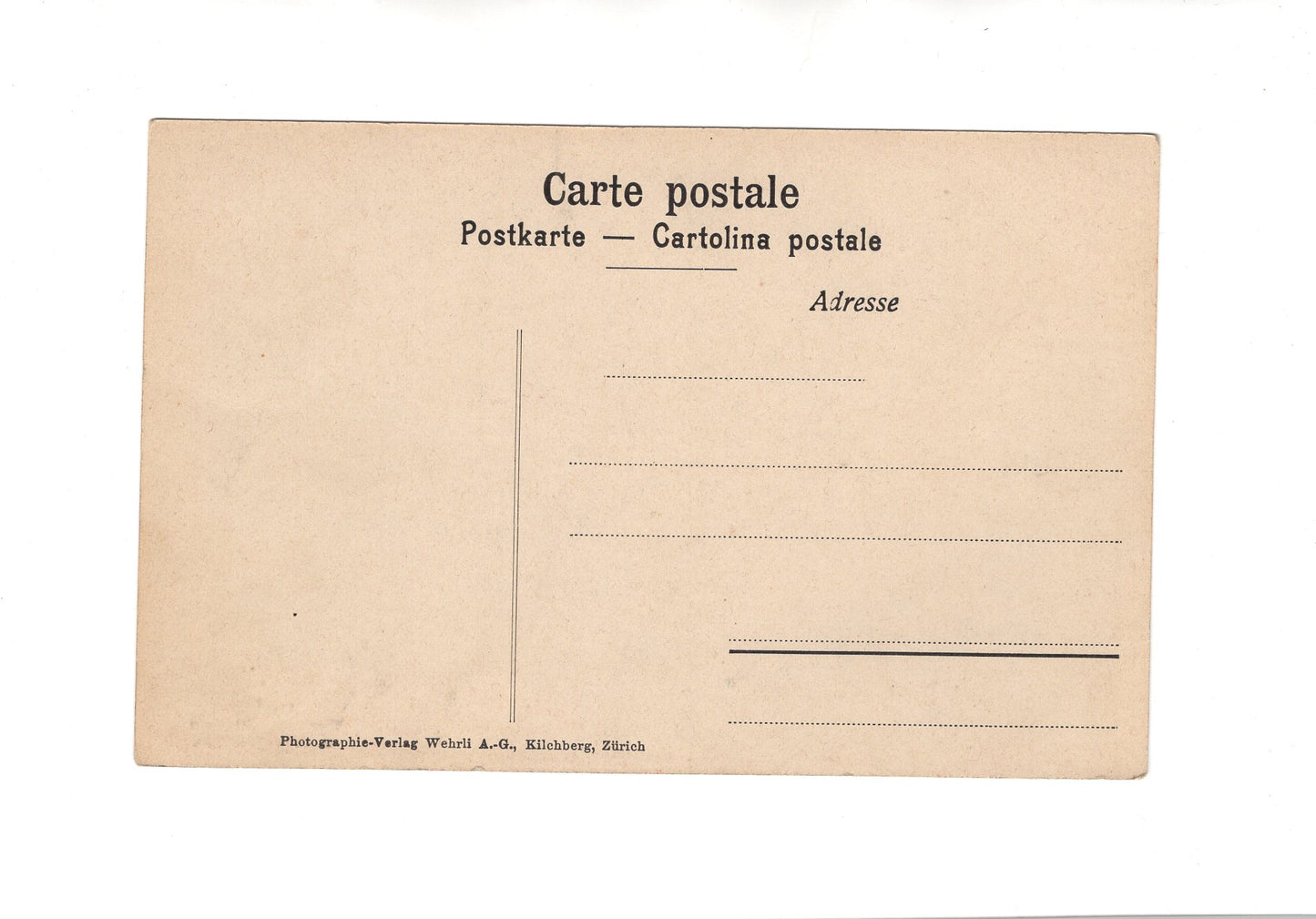 Ansichtskarte Vierwaldstättersee aus der Vogelschau