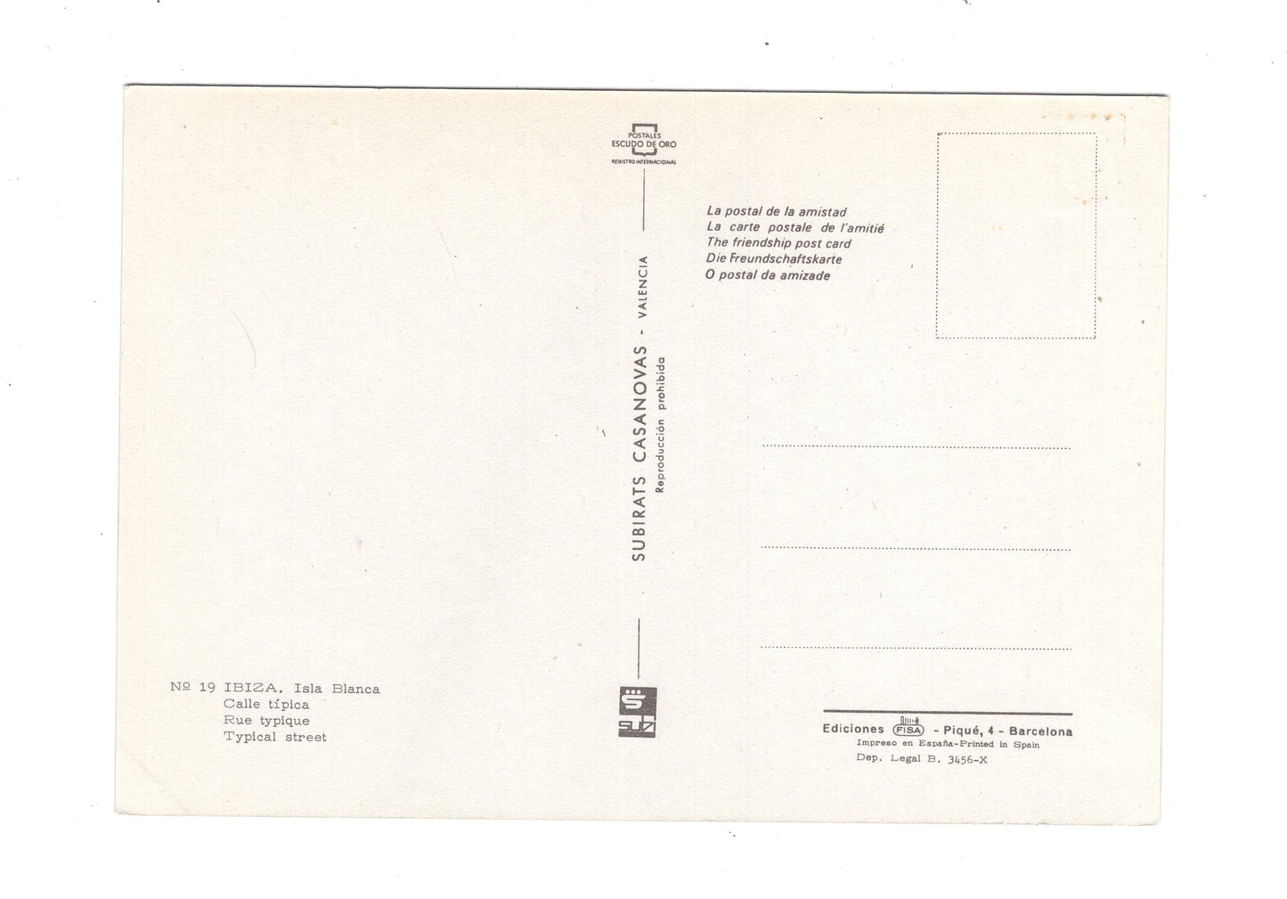 Ansichtskarte Ibiza / Spanien