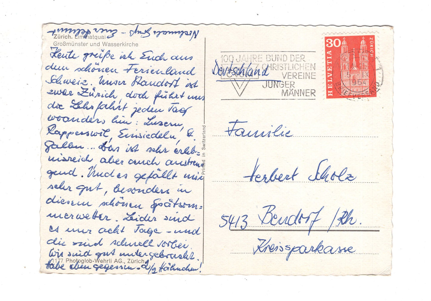 Ansichtskarte Zürich / Limmatquai +++ / Schweiz