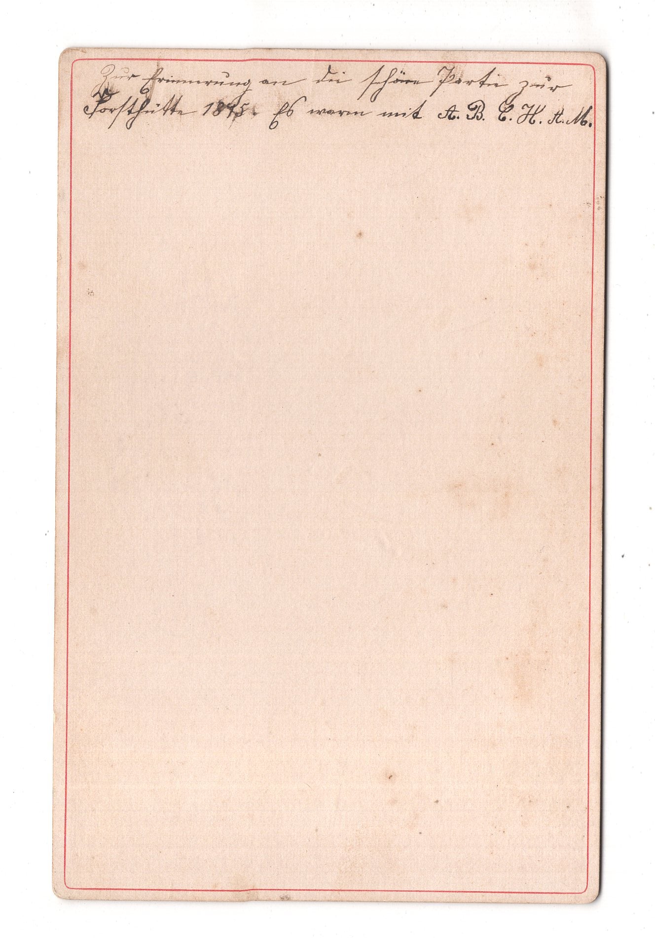 Fotografie Historische Ansicht von Männern bei einer Forsthütte - 1895