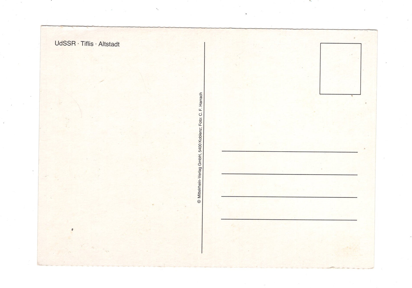 Ansichtskarte Tiflis / Altstadt / UdSSR / Georgien