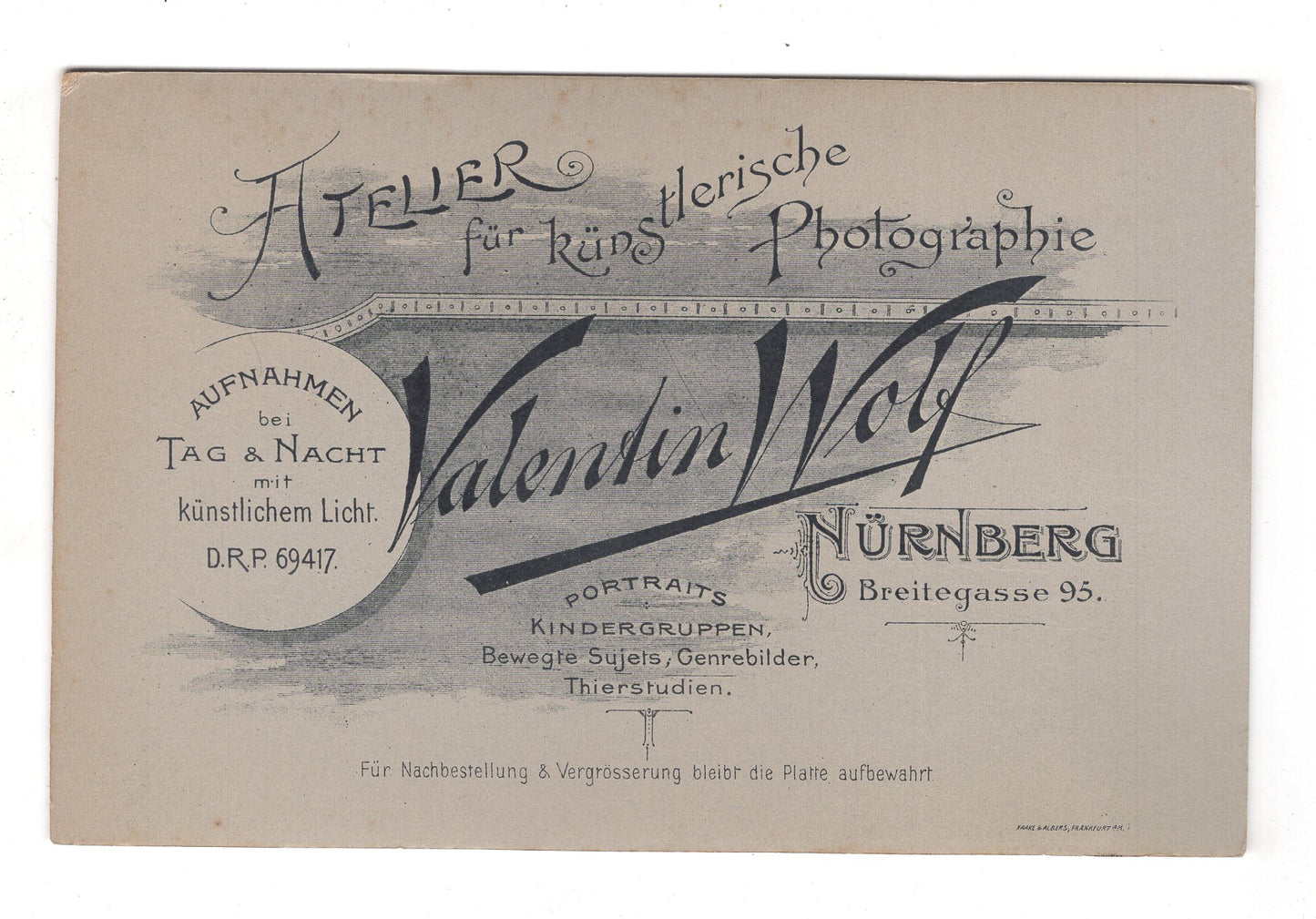 Fotografie Feines junges Mädchen - Nürnberg 1910er / CAB U-28
