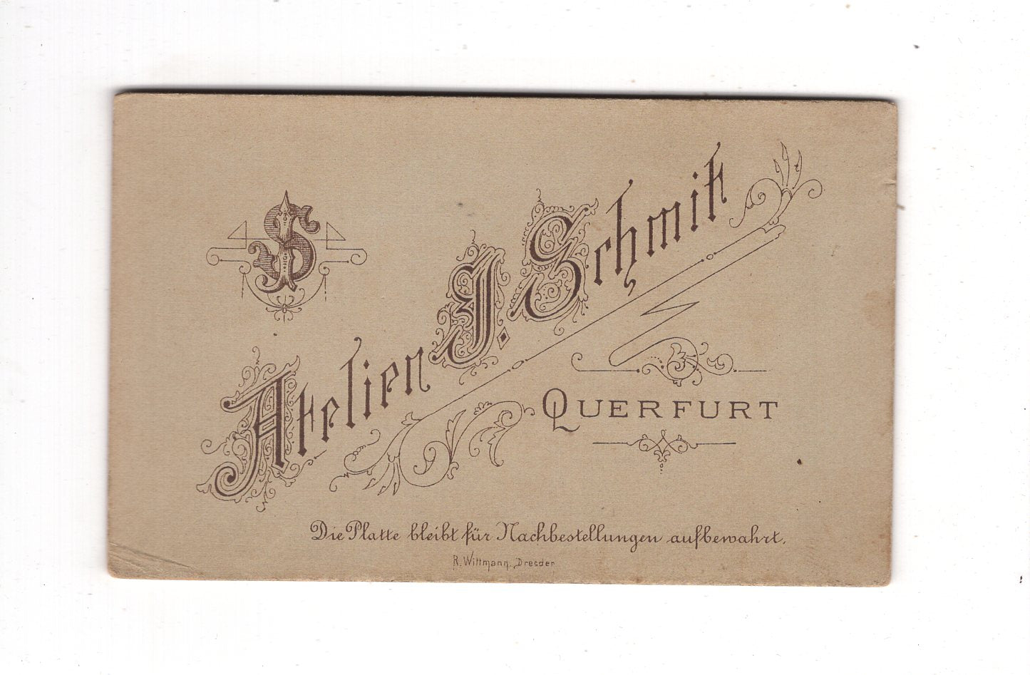 Fotografie Feine Dame - Querfurt 1880er / CDV L1-29