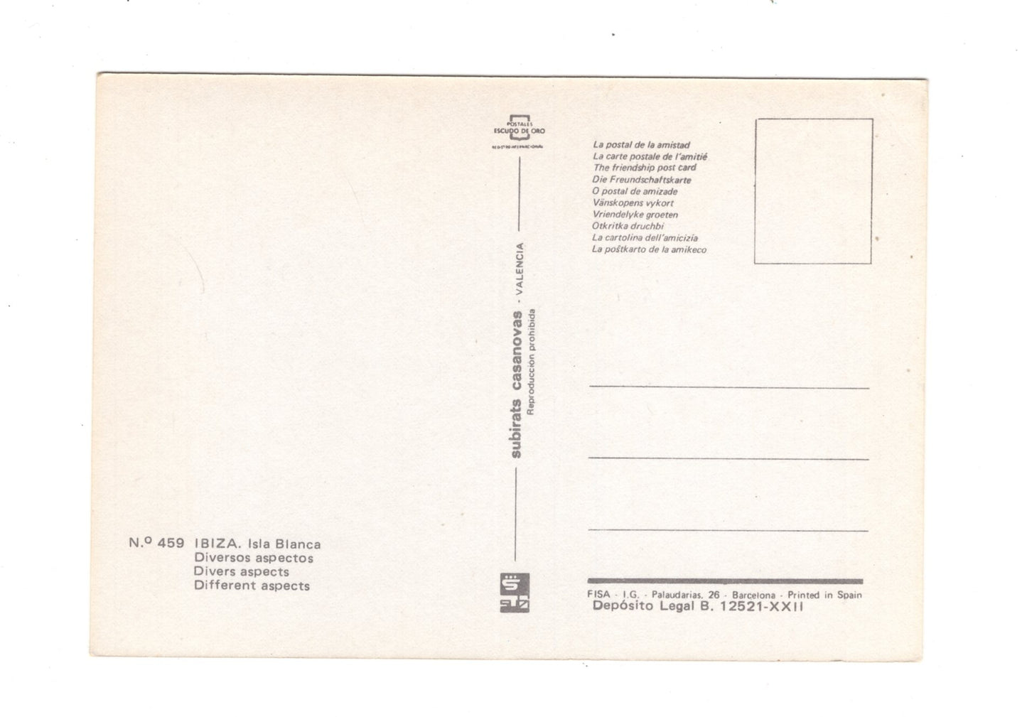 Ansichtskarte Ibiza / Spanien