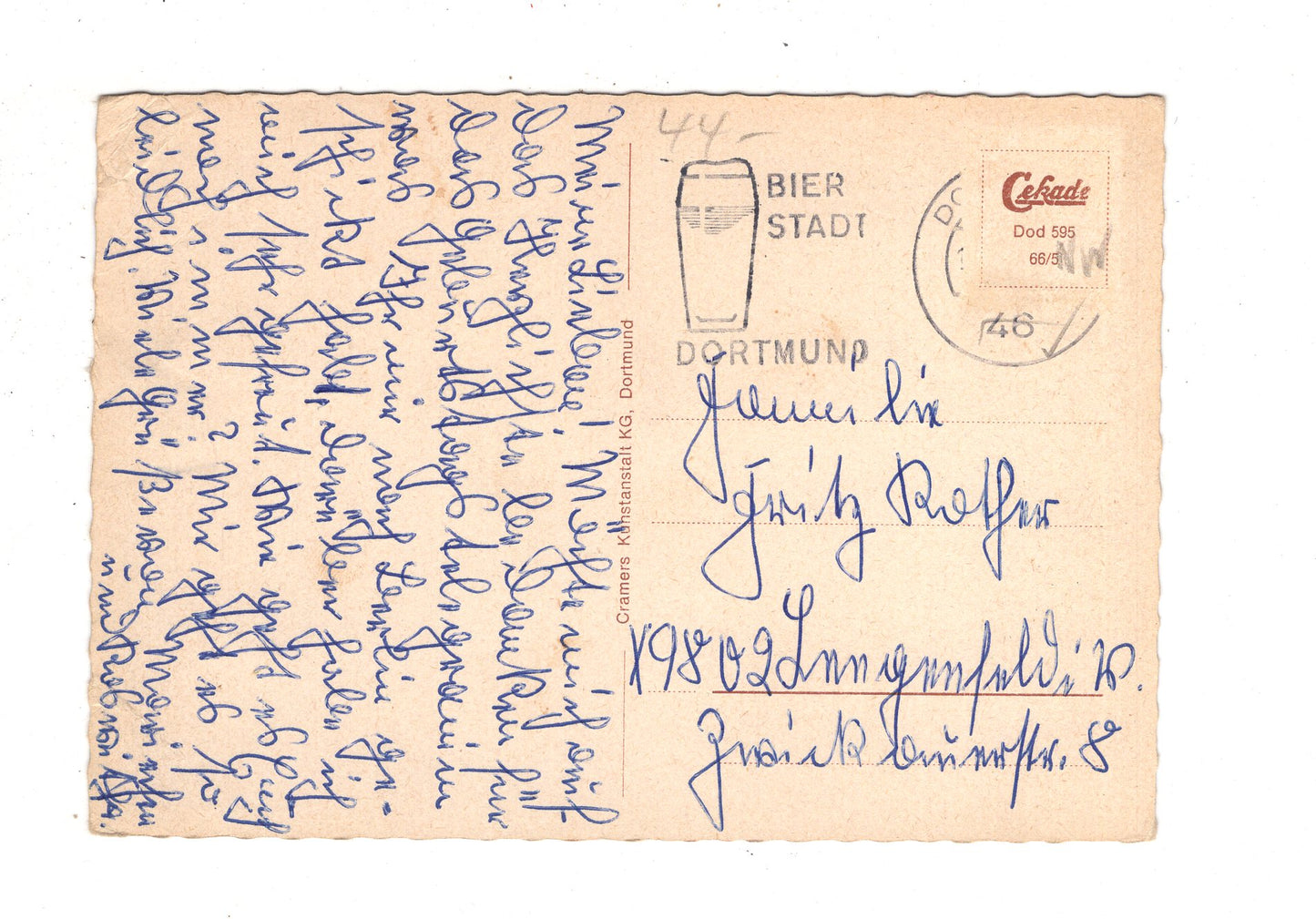 Ansichtskarte Dortmund / Stadttheater / J1-54