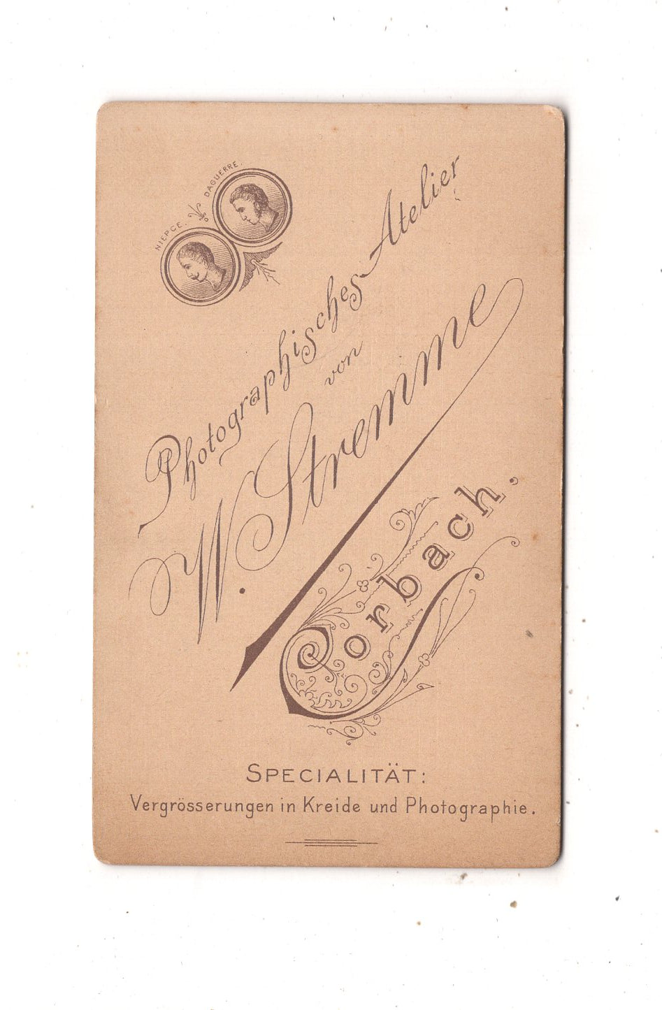 Fotografie Feine Dame - Korbach um 1890